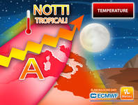 Meteo: temperature di fuoco e notti tropicali; vediamo cosa può accadere nei prossimi giorni