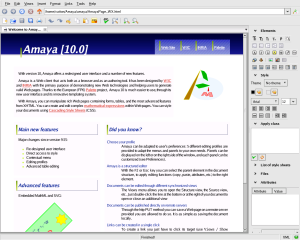 Amaya screenshot